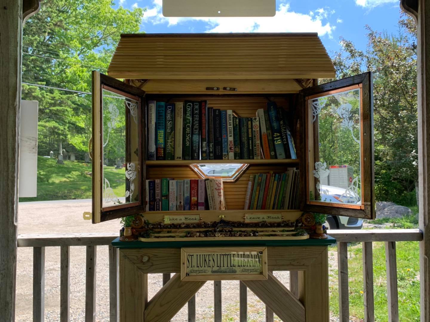 St. Luke's Little Library Grand Opening in Bishop's Park, Sunday June 20th, 2021